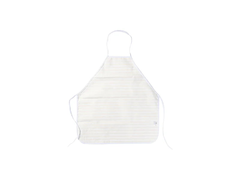 Sublimation Blanks linen Apron (69*72cm, Beige and Light Yellow Stripe)