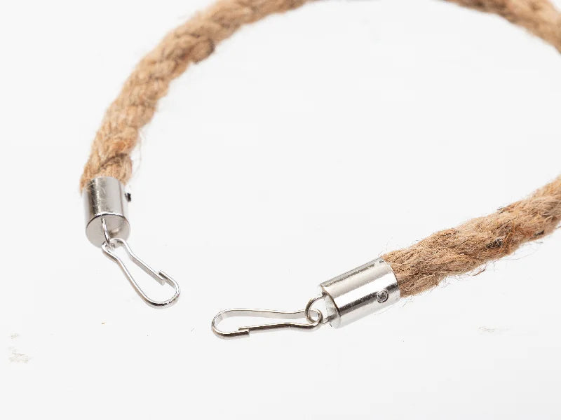 Rope and lron Ring for 15oz Mason Jar