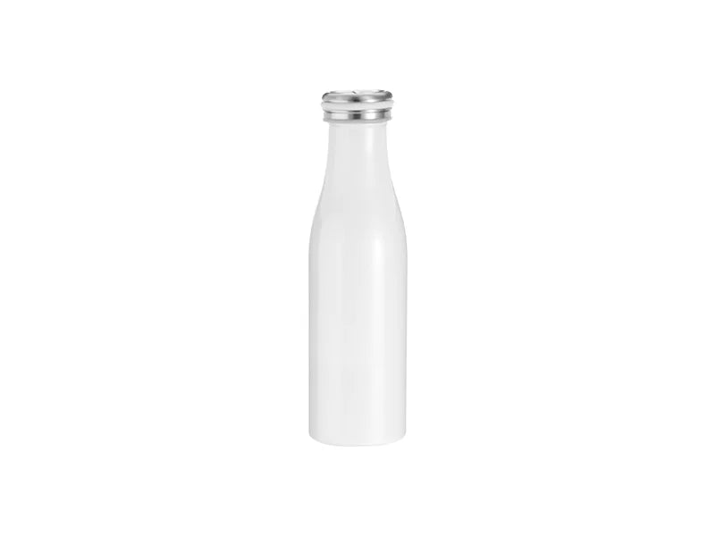 Sublimation 17oz/500ml Stainless Steel Milk Bottle (White)