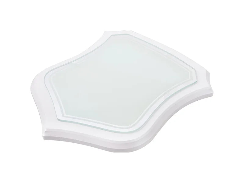 Sublimation White Plaque w/ Glass