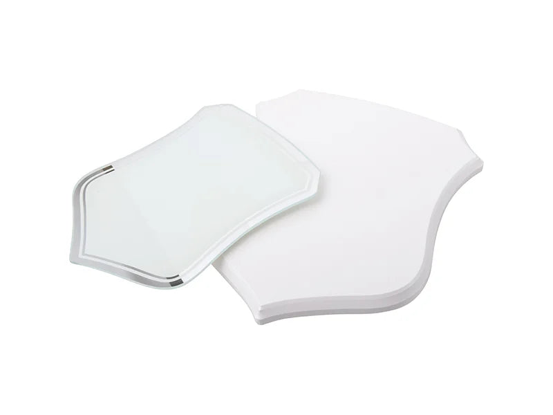 Sublimation White Plaque w/ Glass