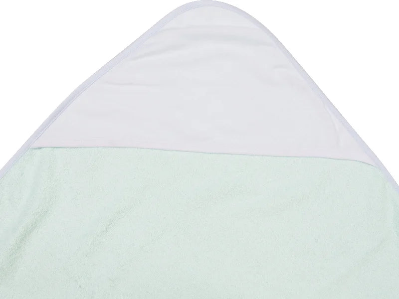 Sublimation Baby Hooded Towel (80*80, Light Green)