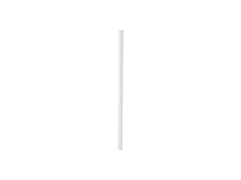 20cm Straight Clear Glass Straw