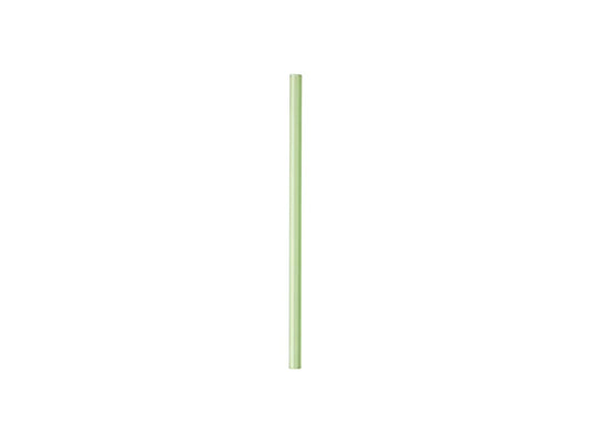 20cm Straight Green Glass Straw