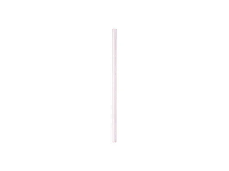 20cm Straight Pink Glass Straw