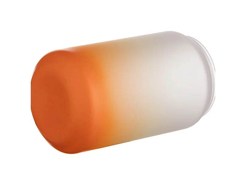 Sublimation 13oz/400ml Glass Mugs Gradient Orange