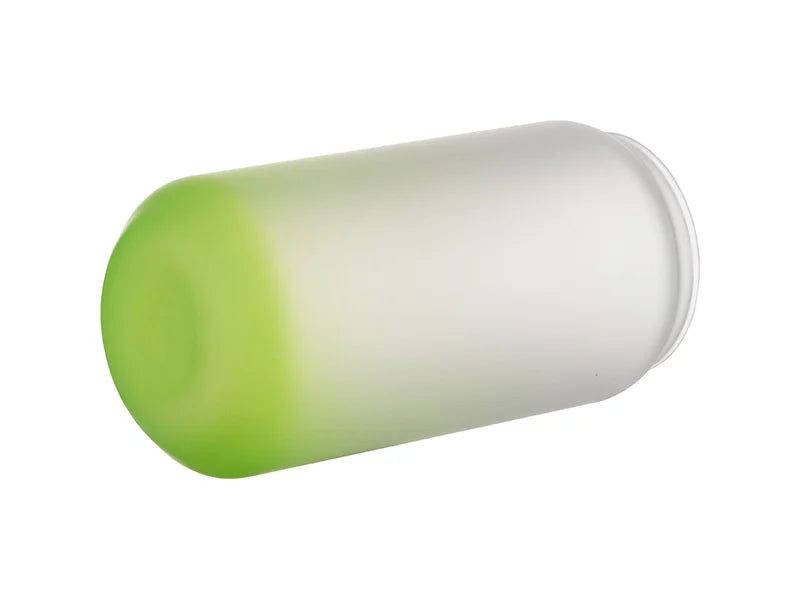 Sublimation 18oz/550ml Glass Mugs Gradient Green