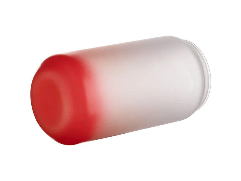 Sublimation 18oz/550ml Glass Mugs Gradient Red