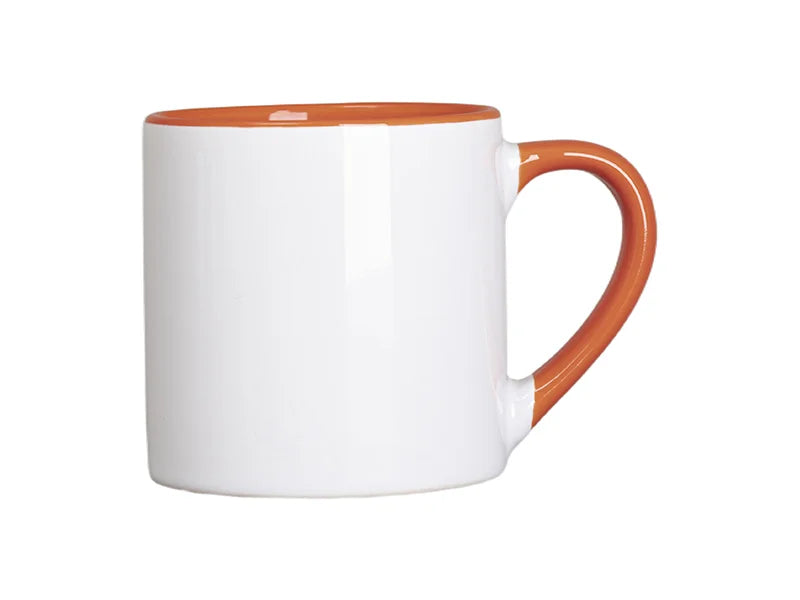 Sublimation 6oz Inner Rim Color Mug (Orange)