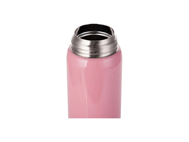 Sublimation 500ml/17oz Pop Lid Stainless Steel Bottle (Pink)