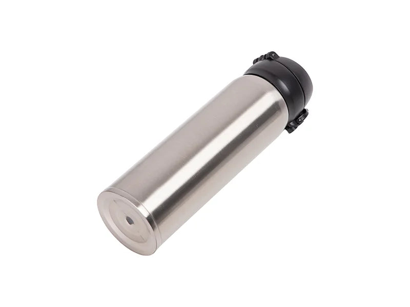 Sublimation 500ml/17oz Pop Lid Stainless Steel Bottle (Silver)