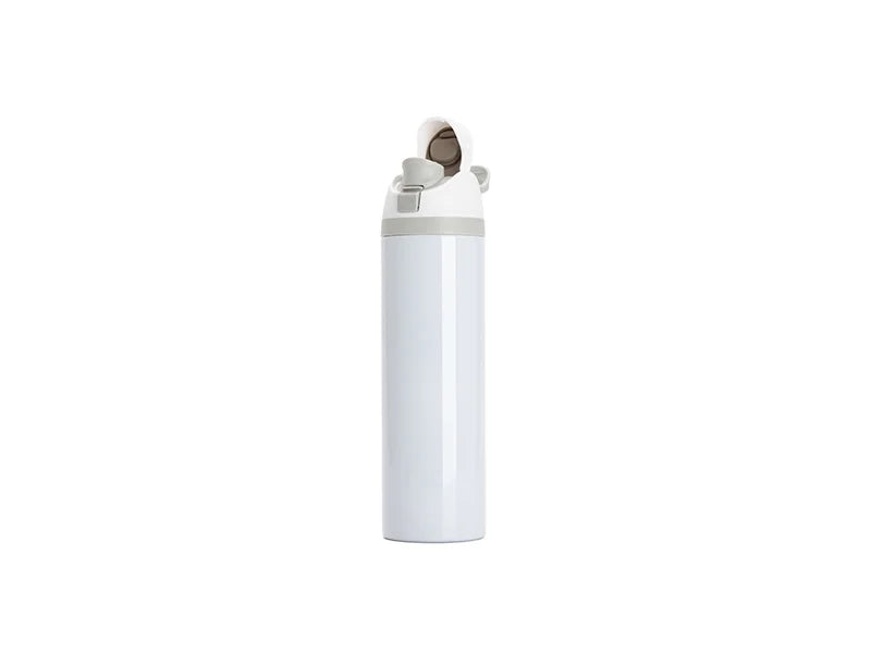 Sublimation 32oz/960ml Stainless Steel Water Bottle with Flip One Touch Portable Lid(Glossy Gray)