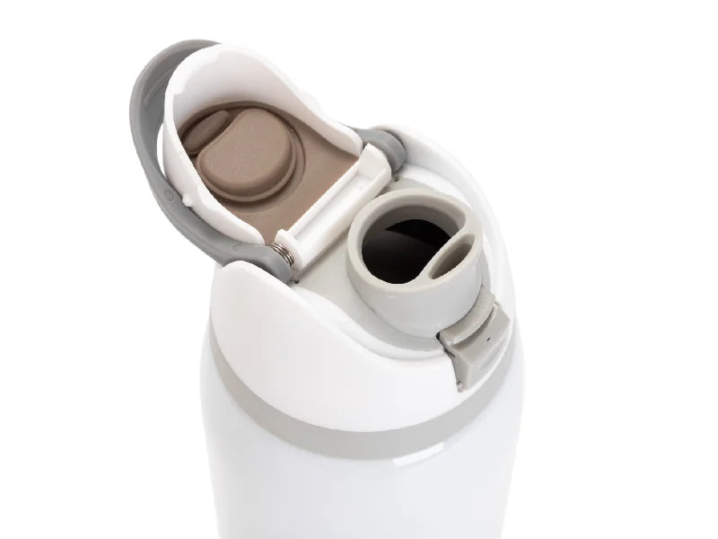 40oz/1200ml  Stainless Steel Travel Tumbler with Portable Lid(White)