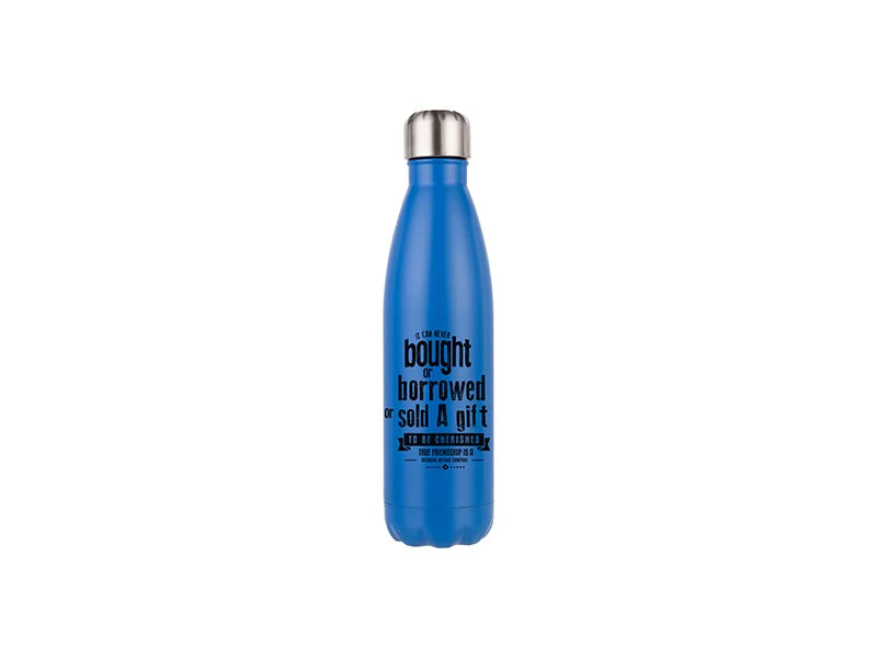 Sublimation 17oz/500ml Stainless Steel Cola Bottle (Matt Dark Blue)