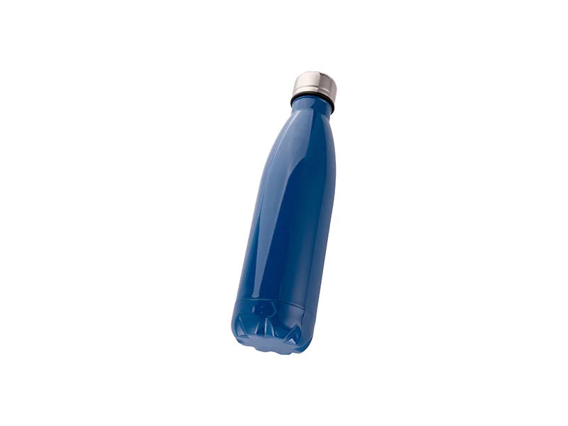 Sublimation 17oz/500ml Stainless Steel Cola Bottle (Dark Blue)