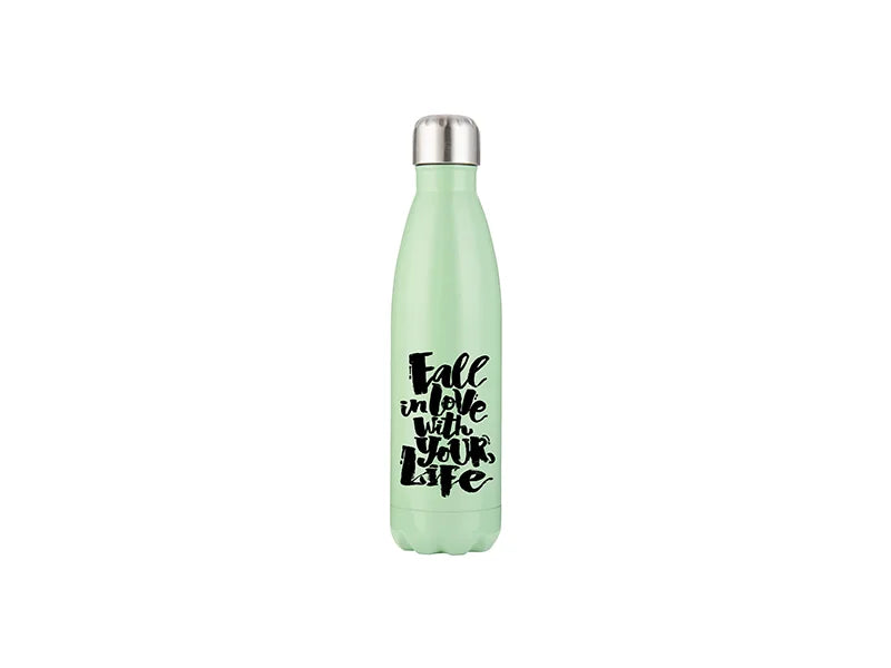 Sublimation 17oz/500ml Stainless Steel Cola Bottle (Green)
