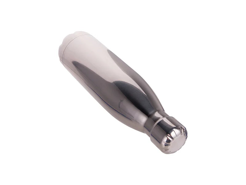 Sublimation 17oz/500ml Stainless Steel Cola Shaped Bottle (Mirror-Like Silver)