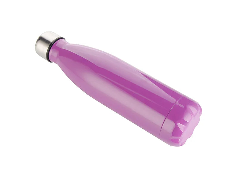 Sublimation 17oz/500ml Stainless Steel Cola Bottle (Purple)