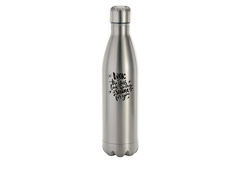Sublimation 25oz/750ml Stainless Steel Cola Bottle(Silver)