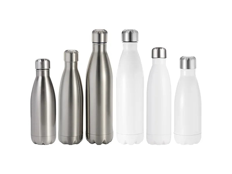 Sublimation 12oz/350ml Stainless Steel Coka Bottle (White)