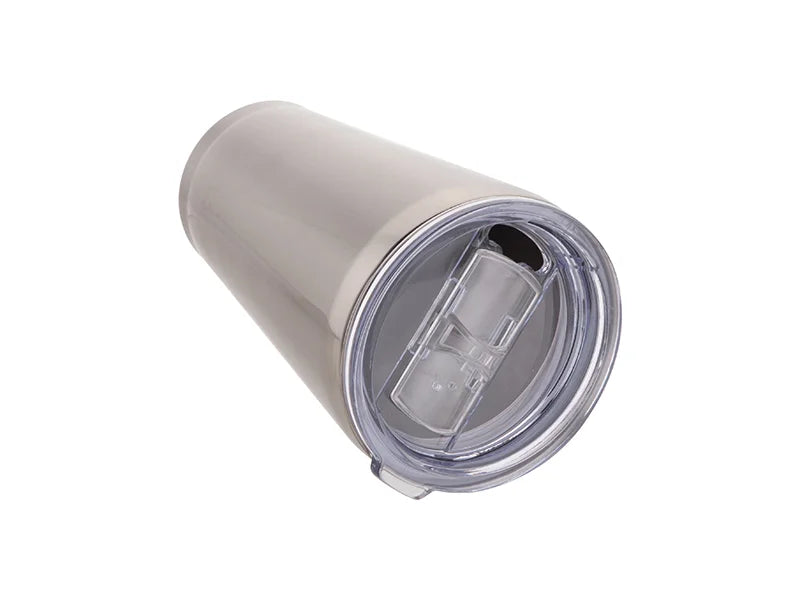 Sublimation 15oz/450ml Stainless Steel Tumbler w/ Slide Lid (Silver)