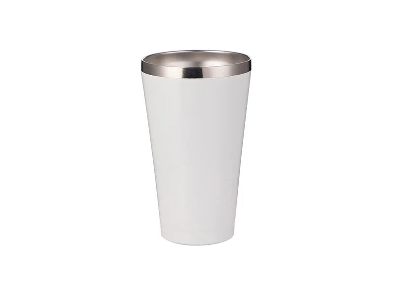 Sublimation 15oz/450ml Stainless Steel Tumbler w/o Lid (White)