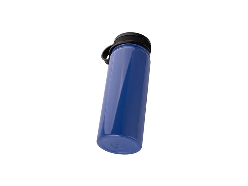 Sublimation 18oz/550ml Stainless Steel Flask w/ Portable Lid (Blue)