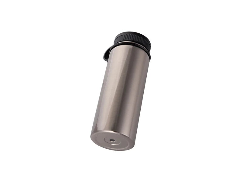 Sublimation 18oz/550ml Stainless Steel Flask w/ Portable Lid (Silver)