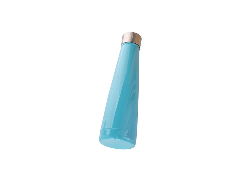 Sublimation 14oz/420ml Stainless Steel Pyramid Shaped Bottle (Blue)