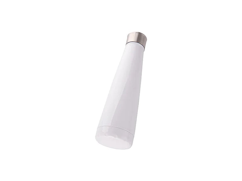 Sublimation 14oz/420ml Stainless Steel Pyramid Shaped Bottle (White)