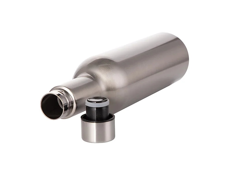 Sublimation 25oz/750ml Stainless Steel Wine Bottle (Silver)