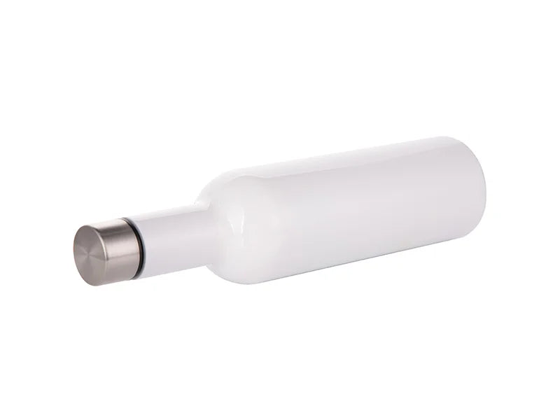 Sublimation 25oz/750ml Stainless Steel Wine Bottle (White)