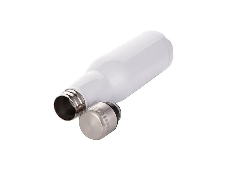 Sublimation 17oz/500ml Stainless Steel Beer Bottle (White)