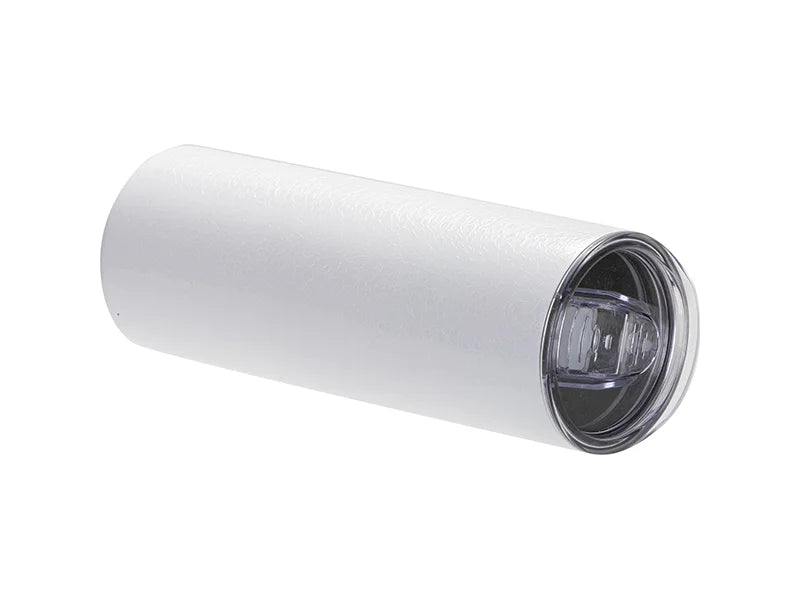 Sublimation Blanks 20oz/600ml Crackle Finish Stainless Steel Skinny Tumbler(White)