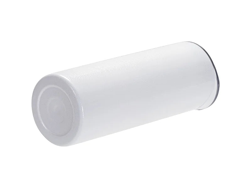 Sublimation Blanks 20oz/600ml Crackle Finish Stainless Steel Skinny Tumbler(White)