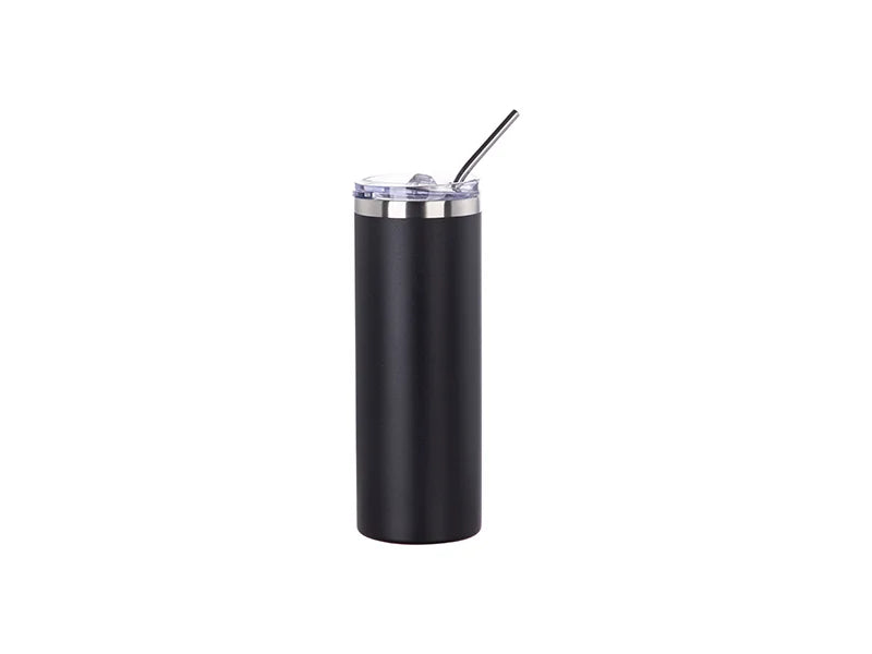 20oz/600ml Powder Coated Stainless Steel Mug(Black)