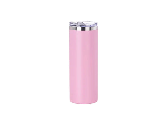 20oz/600ml Powder Coated Stainless Steel Mug(Pink)