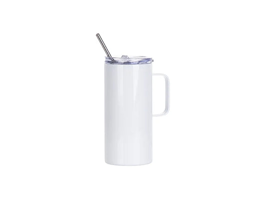 Sublimation 16oz/480ml Stainless Steel Tumbler with Handle & Lid