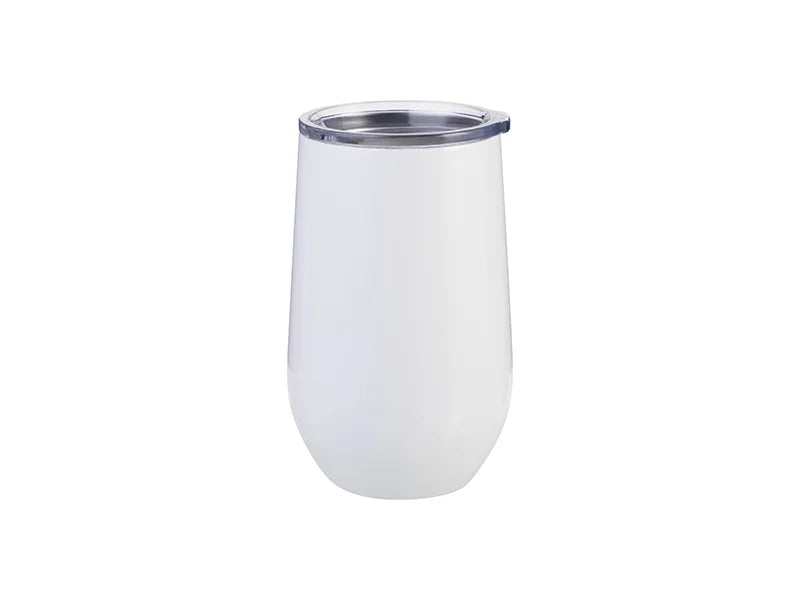 Sublimation 17oz/500ml Stainless Steel Stemless Wine Cup (White)