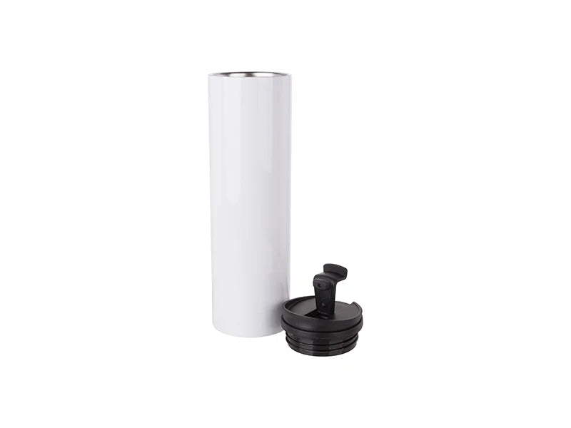 Sublimation 20oz/600ml Stainless Steel Flask (White) MOQ:1000