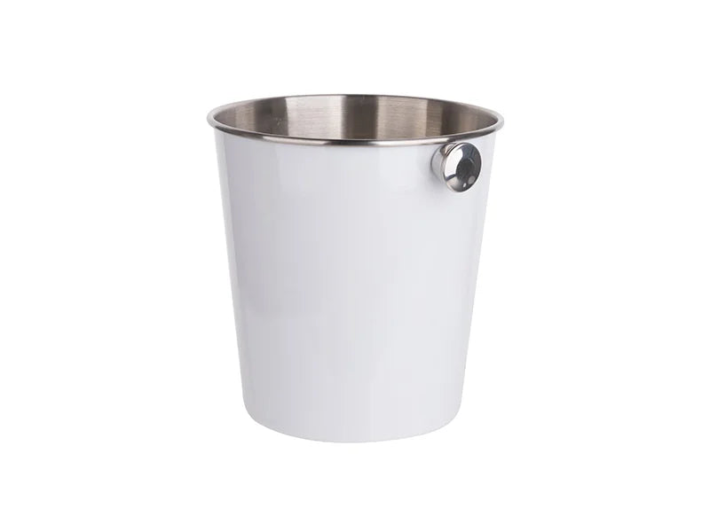 Sublimation Stainless Steel Ice Bucket (White) MOQ:1000