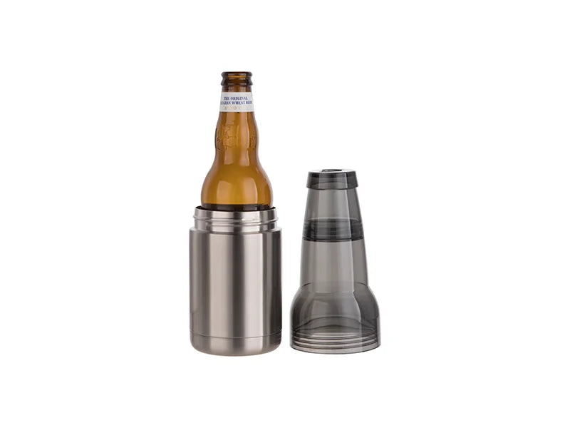 Sublimation 17oz/500ml Stainless Steel Beer Keeper w/ Bottle Opener(Silver)