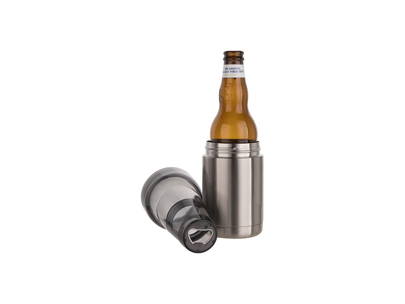 Sublimation 17oz/500ml Stainless Steel Beer Keeper w/ Bottle Opener(Silver)