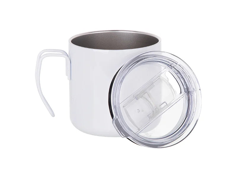 Sublimation 12oz/350ml Stainless Steel Coffee Cup (White) MOQ: 2000pcs