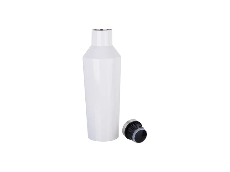 Sublimation 17oz/500ml Cone Shape Wine Bottle (White) MOQ:3000