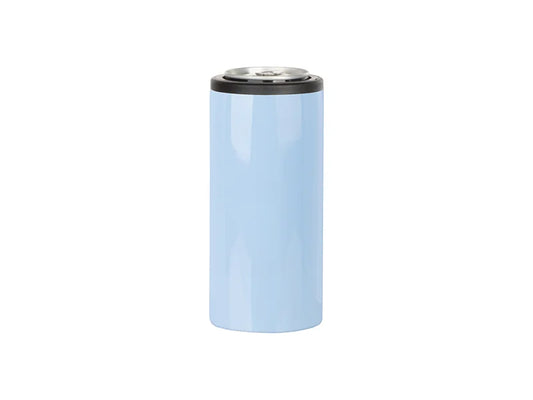 Sublimation 12oz/350ml Stainless Steel Skinny Can Cooler(Blue)