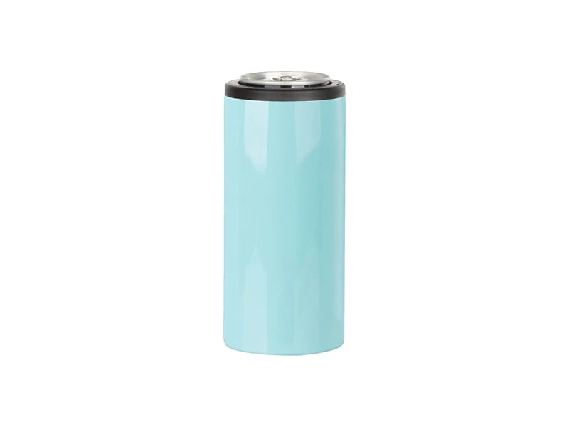 Sublimation 12oz/350ml Stainless Steel Skinny Can Cooler(Light Green)