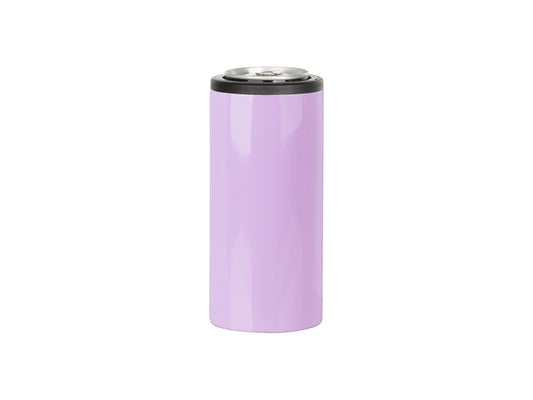 Sublimation 12oz/350ml Stainless Steel Skinny Can Cooler(Purple)