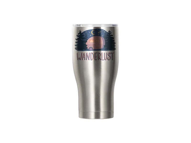 Sublimation 32OZ/950ml Stainless Steel Tumbler (Silver)