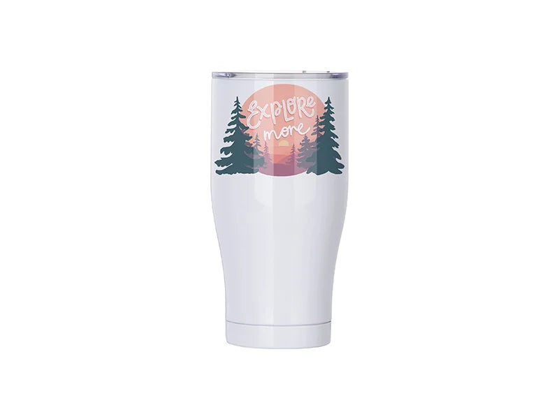 Sublimation 28OZ/850ml Stainless Steel Tumbler (White)